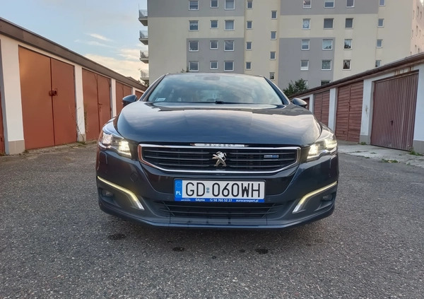 Peugeot 508 cena 44900 przebieg: 200000, rok produkcji 2015 z Gdańsk małe 497